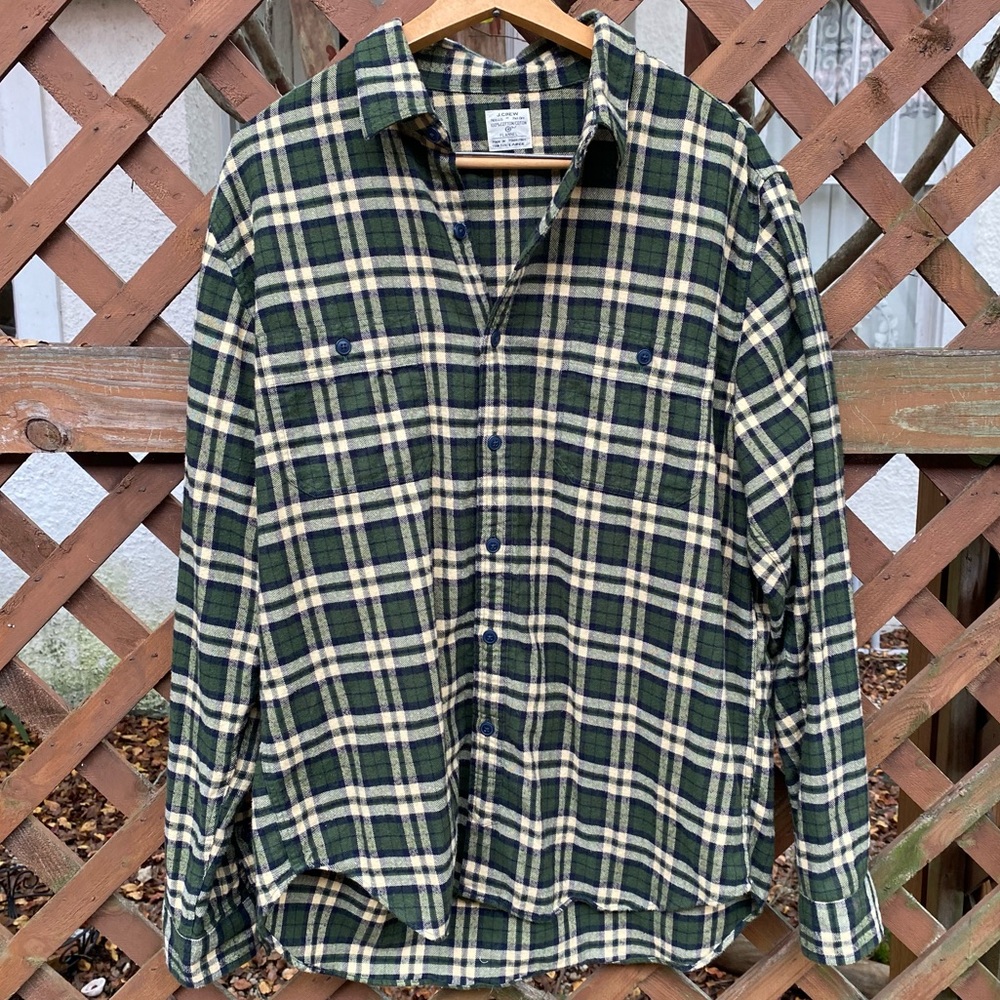 J.Crew Men’s Size Large Flannel Shirt